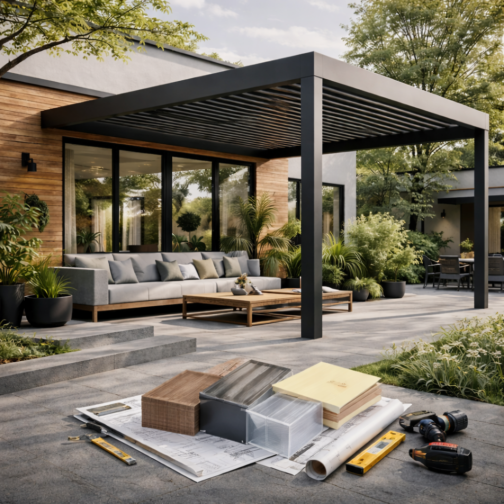 Comment choisir une pergola selon l’espace disponible et le type de toiture