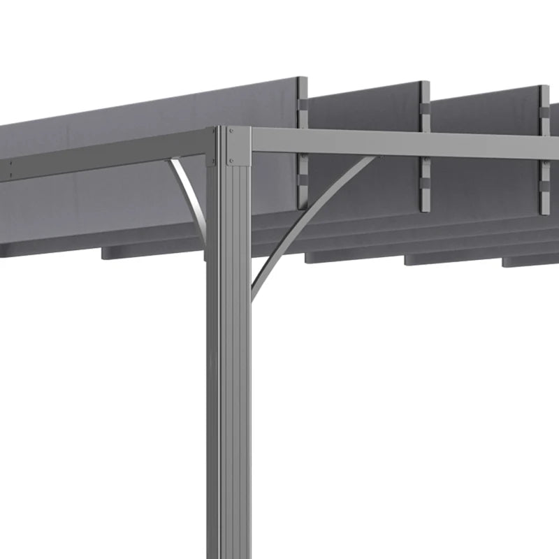 Pergola Bioclimatique 4 x 3 m Aluminium avec Lames Orientables